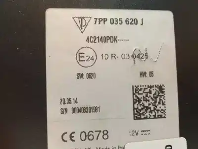 Second-hand car spare part electronic module for porsche panamera gts oem iam references 7pp035620j  