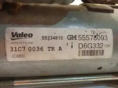 Peça sobressalente para automóvel em segunda mão motor de arranque por opel corsa e van 1.3 cdti referências oem iam 55578093 d6g332 
