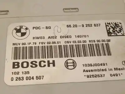 Peça sobressalente para automóvel em segunda mão módulo eletrônico por bmw x1 (e84) sdrive 16d referências oem iam 66209252637 0263004507 