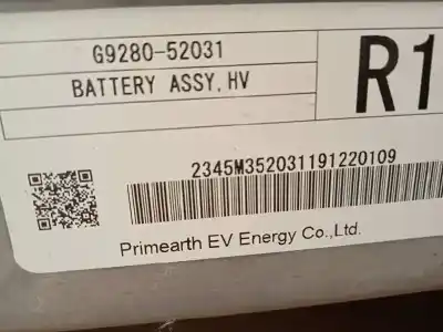 İkinci el araba yedek parçası akü için toyota yaris hybrid active oem iam referansları g928052031 g951052031 