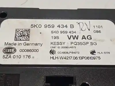 Peça sobressalente para automóvel em segunda mão módulo eletrônico por audi rs q3 (8ub) 2.5 tfsi quattro referências oem iam 5k0959434b 5za010176 