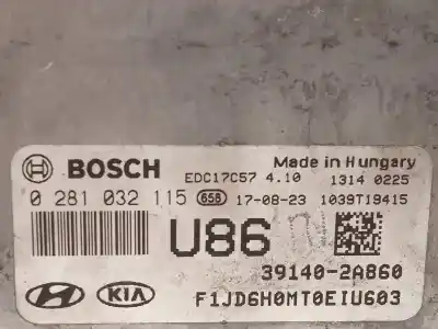 Автозапчастина б/у ебу контролер двигуна для kia cee´d (jd) 1.6 crdi 136 посилання на oem iam 391402a860 0281032115 