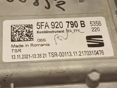 Peça sobressalente para automóvel em segunda mão quadrante por seat leon (kl1) xcellence referências oem iam 5fa920790b  