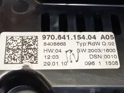 Peça sobressalente para automóvel em segunda mão quadrante por porsche panamera 4 s referências oem iam 97064115404  97064115404a05