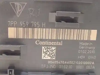 Second-hand car spare part comfort module for porsche panamera 4 s oem iam references 7pp959795h  