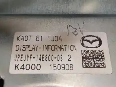 Second-hand car spare part multifunction display for mazda cx-5 (kf) 2.2 d oem iam references ka0t611j0a ka0h669g0 
