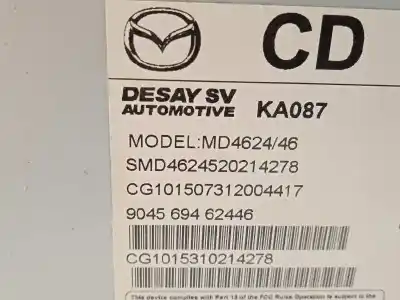 Second-hand car spare part multifunction display for mazda cx-5 (kf) 2.2 d oem iam references ka0t611j0a ka0h669g0 