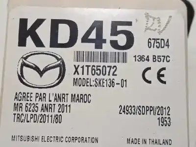 Second-hand car spare part electronic module for mazda cx-5 (kf) 2.2 d oem iam references kd45675d4  