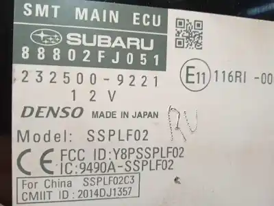 Second-hand car spare part electronic module for subaru xv 2.0 diesel cat oem iam references 88802fj051 2325009221 
