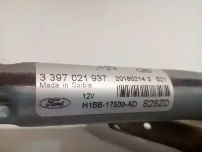 Автозапчастина б/у двигатель передніх склоочисників для ford fiesta (ce1) 1.1 cat посилання на oem iam h1bb17504ad h1bb17504ad 2122506