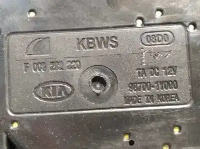 Peça sobressalente para automóvel em segunda mão motor do limpador traseiro por kia picanto 1.0 cat referências oem iam 987001y000 f00s2b2220 