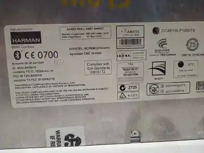 Second-hand car spare part electronic module for bmw x6 (e71) xdrive40d oem iam references 84109251748  9251748