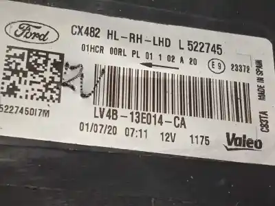 Second-hand car spare part right headlight for ford kuga (cbs) titanium oem iam references lv4b13e014ca 2460756 