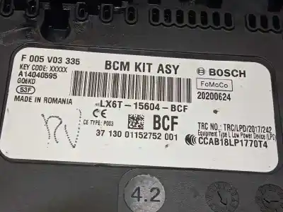 Recambio de automóvil de segunda mano de caja reles / fusibles para ford kuga (cbs) titanium referencias oem iam lx6t15604bcf 2473673 