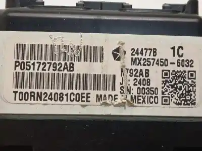 Peça sobressalente para automóvel em segunda mão quadrante por dodge journey r/t referências oem iam p05172792ab 05172792ab 