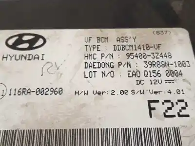 Recambio de automóvil de segunda mano de modulo electronico para hyundai i40 cw tecno blue referencias oem iam 954003z448 116ra002960 