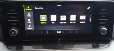 Peça sobressalente para automóvel em segunda mão display gps / multimídia por skoda octavia lim. (nx3) 2.0 tdi referências oem iam 5e3035869a  5e3035869aczh