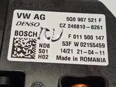Peça sobressalente para automóvel em segunda mão motor de sofagem por skoda octavia lim. (nx3) 2.0 tdi referências oem iam 5wb819015 5q0907521f 