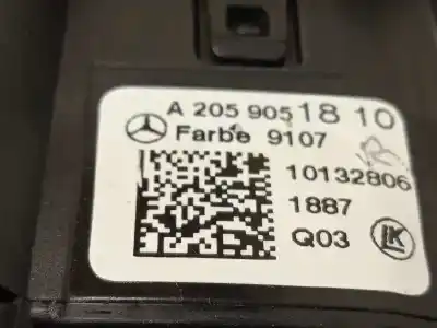 Recambio de automóvil de segunda mano de mando luces para mercedes-benz clase c cabrio (bm 205) (6.2016->) c 200 (205.442) referencias oem iam a2059051810 a20590518109107 2059051810