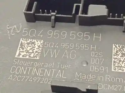 Second-hand car spare part comfort module for skoda octavia lim. (nx3) 2.0 tdi oem iam references 5q4959595h  