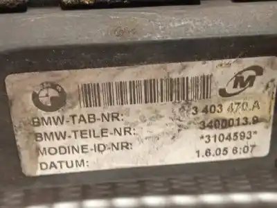Peça sobressalente para automóvel em segunda mão radiador de água por bmw x3 (e83) 3.0d referências oem iam 3403470  17113400013