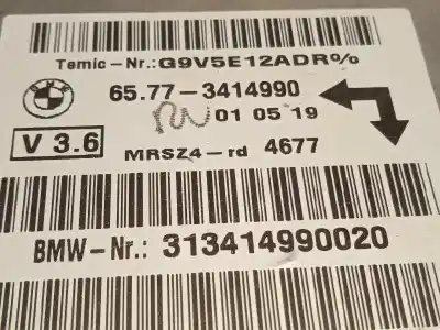 Peça sobressalente para automóvel em segunda mão centralina de airbag por bmw x3 (e83) 3.0d referências oem iam 65773414990  