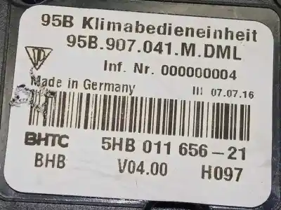 Pezzo di ricambio per auto di seconda mano comando multifunzione per porsche macan (typ ) s diesel riferimenti oem iam 95b907040afdml 95b907041mdml 95b907042tdml
