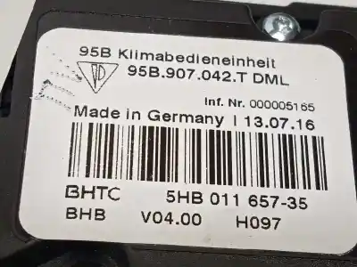 Pezzo di ricambio per auto di seconda mano comando multifunzione per porsche macan (typ ) s diesel riferimenti oem iam 95b907040afdml 95b907041mdml 95b907042tdml