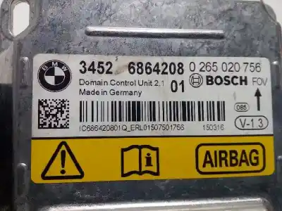 Second-hand car spare part airbag control unit for bmw serie 4 coupe (f32) 420d oem iam references 34526864208 0265020756 