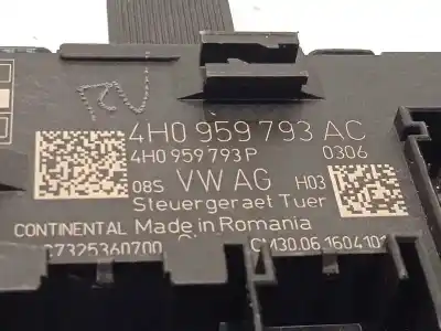 Pezzo di ricambio per auto di seconda mano modulo comfort per porsche macan (typ ) s diesel riferimenti oem iam 4h0959793ac  