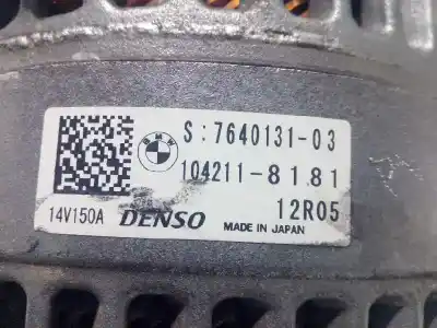 Second-hand car spare part alternator for bmw serie 4 coupe (f32) 420d oem iam references 7640131 12317640131 12317640131