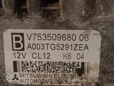 Second-hand car spare part alternator for mini mini (r56) cooper oem iam references 7535096 a003tg5291zea 12317615484