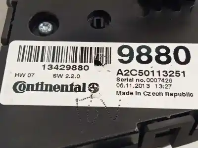 Автозапчастина б/у клімат-контроль для opel mokka / mokka x (j13) 1.7 cdti (_76) посилання на oem iam 13429880 a2c50113251 