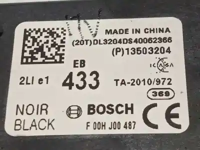 Second-hand car spare part electronic module for opel mokka / mokka x (j13) 1.7 cdti (_76) oem iam references 13503204  