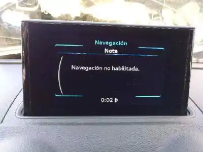 Second-hand car spare part multifunction display for audi a3 sportback (8va, 8vf) 1.6 tdi oem iam references 8v0857273m  8v0857273m6ps