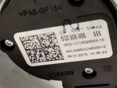Peça sobressalente para automóvel em segunda mão comutador de ignição por audi a3 sportback (8va, 8vf) 1.6 tdi referências oem iam 5q0905865  