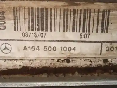 Recambio de automóvil de segunda mano de radiador agua para mercedes clase m (w164) ml 450 cdi (164.128) referencias oem iam a1645001004 a1645000003 a1645001303