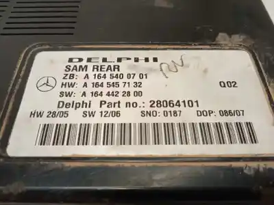 Second-hand car spare part electronic module for mercedes-benz clase m (w164) ml 420 cdi 4-matic (164.128) oem iam references a1645400701 28064101 