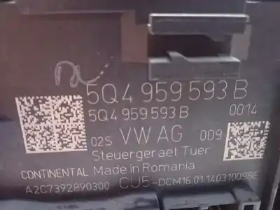 Second-hand car spare part body control unit for seat leon (5f1) style oem iam references 5q4959593b  