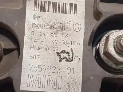 Second-hand car spare part alternator for bmw mini (r50,r53) one oem iam references 7559223 0124325158 12317550319