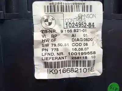 Peça sobressalente para automóvel em segunda mão quadrante por bmw serie 1 berlina (e81/e87) 118d referências oem iam 9166821 102495284 62109166821