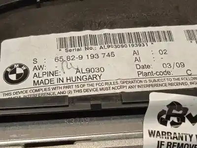 Peça sobressalente para automóvel em segunda mão display gps / multimídia por bmw serie 5 touring (e61) 520d referências oem iam 65829193745  