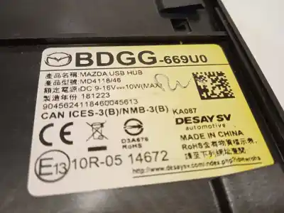 Peça sobressalente para automóvel em segunda mão módulo eletrônico por mazda 3 berlina (bp) evolution referências oem iam bdgg669u0  