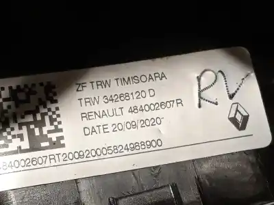 Second-hand car spare part steering wheel for renault clio v 1.0 tce bivalent. gasolina / gpl oem iam references 484002607r  