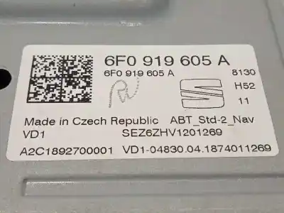 Recambio de automóvil de segunda mano de pantalla multifuncion para seat ibiza (kj1) fr referencias oem iam 6f0919605a a2c18992700001 