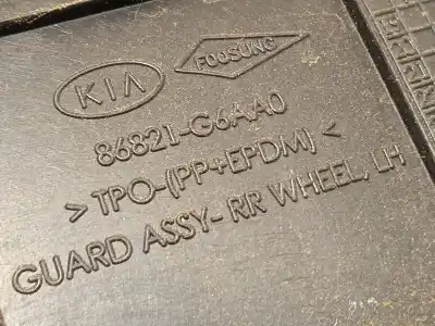 Автозапчастина б/у задня ліва колесна арка для kia picanto (ja) gt line посилання на oem iam 86821g6aa0  
