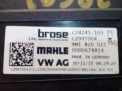 Автозапчасти б/у отопительный двигатель за audi a4 berlina (8w2) 2.0 16v tdi ссылки oem iam 4m1820021  