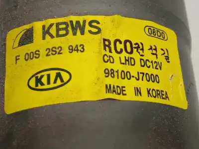 Автозапчастина б/у двигатель передніх склоочисників для kia xceed 1.0 tgdi cat посилання на oem iam 98100j7000 f00s2s2943 