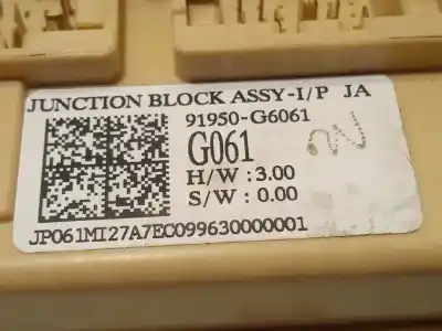 Second-hand car spare part fuse box unit for kia picanto (ja) gt line oem iam references 91950g6061  