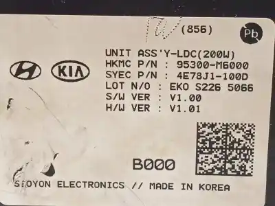 Second-hand car spare part electronic module for kia xceed 1.0 tgdi cat oem iam references 95300m6000  